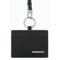 Картхолдер з ремінцем на шию Piquadro BLUE SQUARE (B2) Black AC6257B2R_N