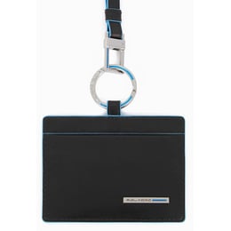 Картхолдер з ремінцем на шию Piquadro BLUE SQUARE (B2) Black AC6257B2R_N