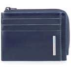Картхолдер с монетницей Piquadro BLUE SQUARE (B2) Navy Blue PP4822B2R_BLU2