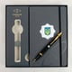 Набор: ручка шариковая Parker IM SPECIAL Black GT BP Эмблема МВД + блокнот Parker + подарочная коробка