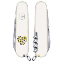 Швейцарський складаний ніж 91мм Victorinox SPARTAN UKRAINE 1.3603.7_T1247u