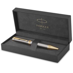 Шариковая ручка Parker INGENUITY Grey Lacquer GT BP