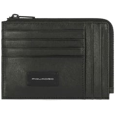 Картхолдер з монетницею Piquadro HARPER (AP) Black PU1243APR_N