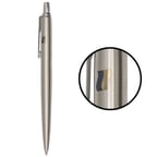 Ручка шариковая Parker JOTTER UKRAINE Stainless Steel CT BP Флаг сине-желтый на колпачке