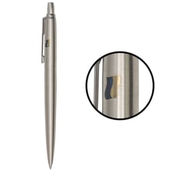 Ручка шариковая Parker JOTTER UKRAINE Stainless Steel CT BP Флаг сине-желтый на колпачке