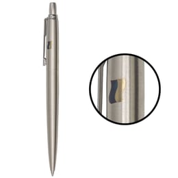 Ручка кулькова Parker JOTTER UKRAINE Stainless Steel CT BP Прапор синьо-жовтий на ковпачку