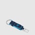 Шкіряний брелок з карабіном Piquadro BLUE SQUARE (B2) Navy Blue PC3751B2-BLU2
