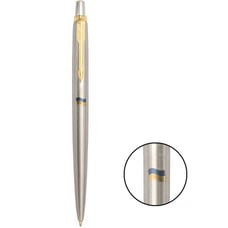 Ручка кулькова Parker JOTTER UKRAINE Stainless Steel GT BP Прапор синьо-жовтий