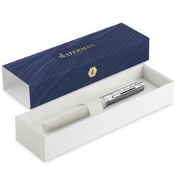 Ручка перова Waterman ALLURE Deluxe White CT FP F