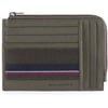 Картхолдер з монетницею Piquadro BLACK SQUARE (B3S) Green PU1243B3SR_VE