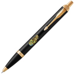 Ручка шариковая Parker IM UKRAINE Black GT BP Цветы