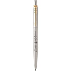 Ручка шариковая Parker JOTTER UKRAINE Stainless Steel GT BP Трезубец Слава Україні