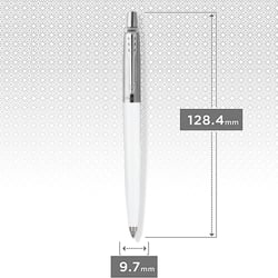 Ручка шариковая Parker JOTTER Originals White CT BP (Eco упаковка)