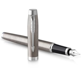 Ручка перьевая Parker IM Stainless Steel CT FP F