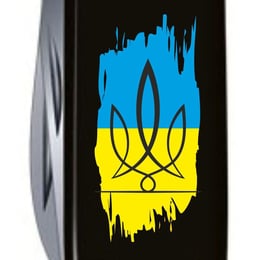 Швейцарський складаний ніж 91мм Victorinox SPARTAN UKRAINE 1.3603.3_T1026u