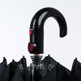 Парасолька-автомат Knirps T.260 Medium Duomatic/Gatsby Black Kn95 3260 4109