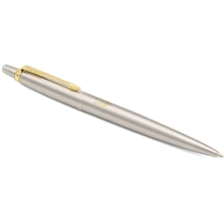 Ручка шариковая Parker JOTTER UKRAINE Stainless Steel GT BP Трезубец золотой