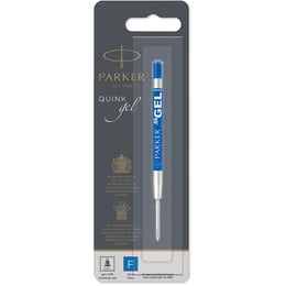 Стрижень Parker QuinkFlow GEL гелевий синій F (у блістері)