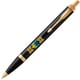Ручка шариковая Parker IM UKRAINE Black GT BP Трезубец с желтым орнаментом