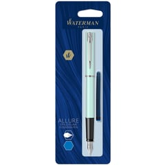 Ручка перова Waterman ALLURE Pastel Green CT FP F (блістер)