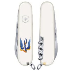 Швейцарський складаний ніж 91мм Victorinox SPARTAN UKRAINE 1.3603.7_T1230u