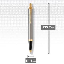 Ручка шариковая Parker IM Brushed Metal GT BP