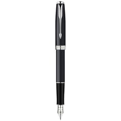 Ручка перова Parker SONNET Matte Black CT FP F