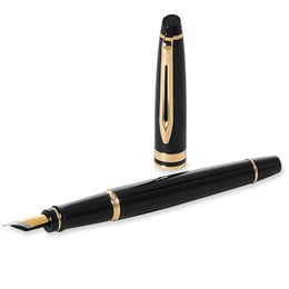 Ручка перова Waterman EXPERT Black GT FP F