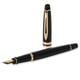 Ручка перова Waterman EXPERT Black GT FP F