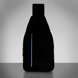 Сумка-слінг з LED-підсвічуванням Piquadro BRIEF 2 Blue CA4536BR2L_BLU