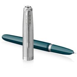 Ручка перьевая Parker PARKER 51 Teal Blue CT FP F