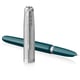 Ручка перова Parker PARKER 51 Teal Blue CT FP F