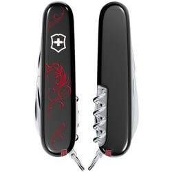 Швейцарський складаний ніж 91мм Victorinox SPARTAN ZODIAC Червоний кінь 1.3603.3.Z5361u