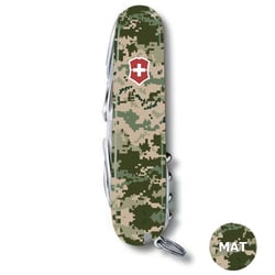 Швейцарский складной нож 91мм Victorinox SWISSCHAMP ARMY Пиксель с крас. лого 1.6795.3.W3941p