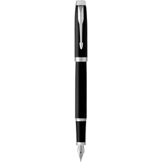 Ручка перова Parker IM Matte Black CT FP F