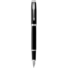 Ручка перова Parker IM Matte Black CT FP F