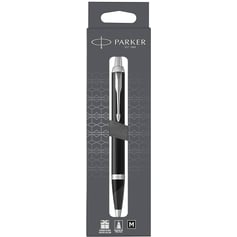 Ручка шариковая Parker IM Matte Black CT BP (блистер)