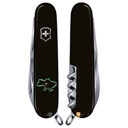 Швейцарский складной нож 91мм Victorinox SPARTAN UKRAINE 1.3603.3_T1290u