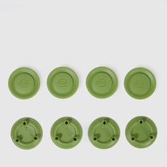 Набір накладок на колеса валізи (8 шт) Piquadro PQ LIGHT (PQL) Green AC6395PQL_VES