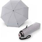 Парасолька механічна Knirps C.041 Chrome Matt Small Manual/Melange Grey Kn95-8041-4118