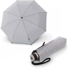 Зонт механический Knirps C.041 Chrome Matt Small Manual/Melange Grey Kn95-8041-4118