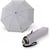 Парасолька механічна Knirps C.041 Chrome Matt Small Manual/Melange Grey Kn95-8041-4118