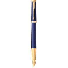 Ручка перова Parker INGENUITY Blue Lacquer GT FP F