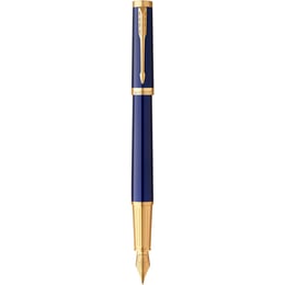 Ручка перьевая Parker INGENUITY Blue Lacquer GT FP F