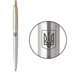 Ручка шариковая Parker JOTTER UKRAINE Stainless Steel GT BP Герб Украины