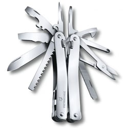 Мультитул Victorinox SWISSTOOL SPIRIT X 3.0224.L + коричневый кожаный чехол