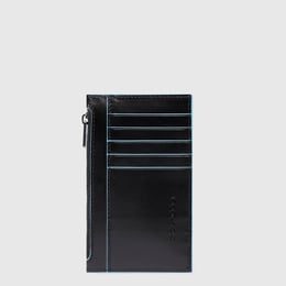 Картхолдер з монетницею Piquadro BLUE SQUARE (B2) Black PP6561B2R_N