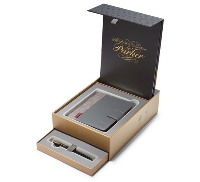 Подарункова коробка Parker із записником (19,5x8x27,5 см)