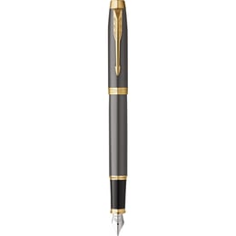 Ручка перьевая Parker IM Grey Lacquer GT FP F