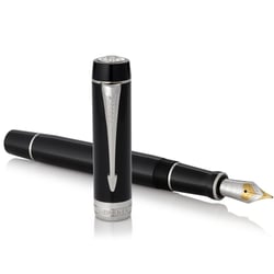 Ручка перьевая Parker DUOFOLD Classic Black СT FP18 F
